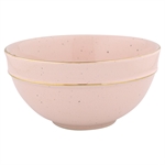 Cereal bowl pale oink med guld kant fra GreenGate - Tinashjem